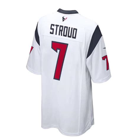 H.Texans #7 CJ Stroud 2023 Draft First Round Pick Game Jersey - White ...