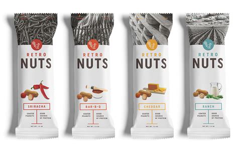 Retro Nuts Brand Strategy, Identity, & Packaging :: Behance