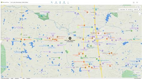 Horn Lake, Mississippi Map