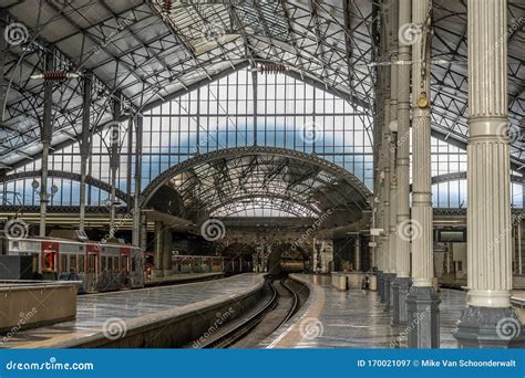 Old Train Station in Lisbon Portugal Stock Image - Image of industrial ...