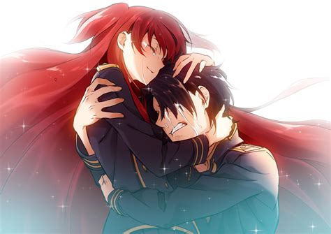 Anime Couple Sad Hug Wallpapers - Wallpaper Cave