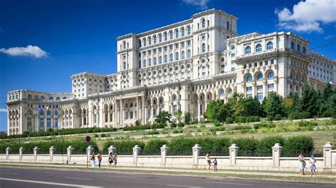 Palace of Parliament, Bucharest, Romania - One of the largest buildings ...