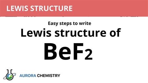 Lewis dot structure of BeF2(Beryllium fluoride) - YouTube