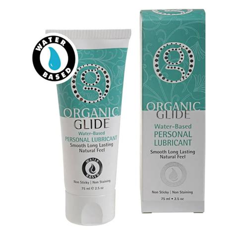 Organic Glide Natural Water-Based Personal Lubricant For Him & Her ...