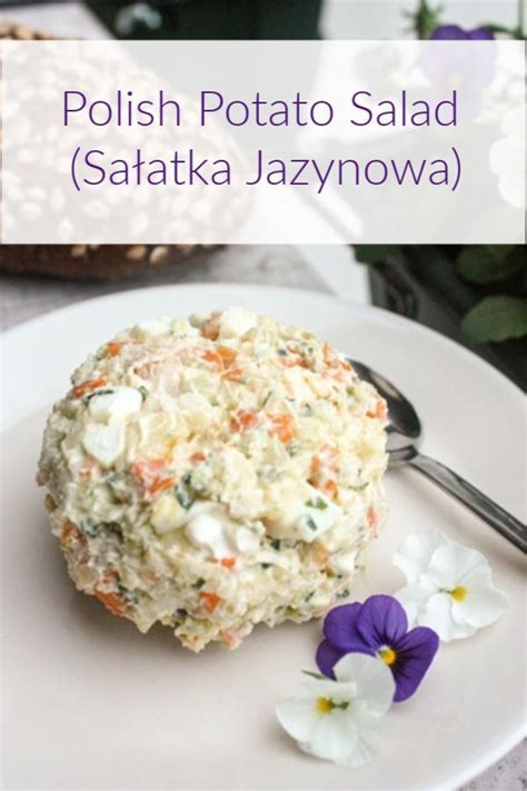 Polish Potato Salad (Sałatka Jarzynowa) | Recipe | Recipes, Potatoe ...