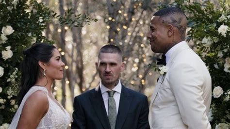 Raiders’ Darren Waller and Las Vegas Aces Kelsey Plum Wedding Photos ...