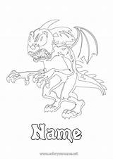 Free Chupacabra Coloring Page To Print sketch template