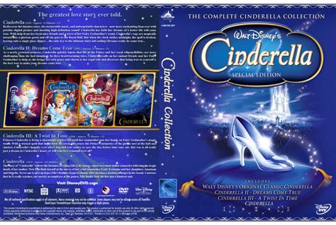 Cinderella Collection dvd covers (1950-2015) R1 Custom