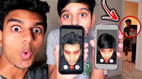 CALLING OUR EVIL TWINS ON FACETIME AT 3AM!! *EVIL TWINS BROKE INTO OUR ...