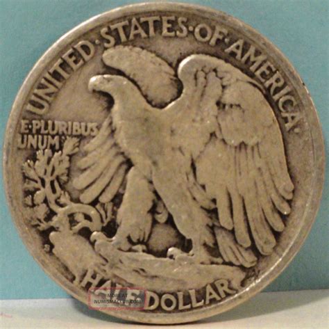 1941 Walking Liberty Half Dollar, S Mintage, Circulated