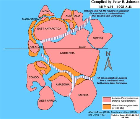 Palaeos Earth: Paleogeography: Rodinia