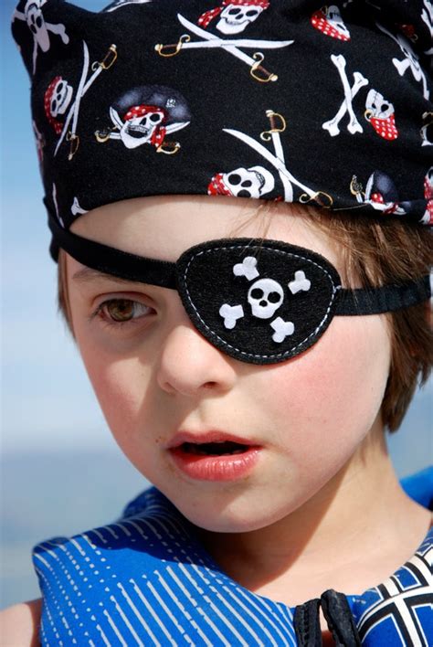 Pirate Eye patch set/ Kids Pirate eye patch | Etsy