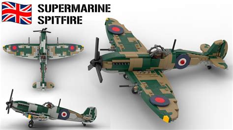 LEGO MOC WW2 Supermarine SPITFIRE - 1/35 Scale by DarthDesigner ...