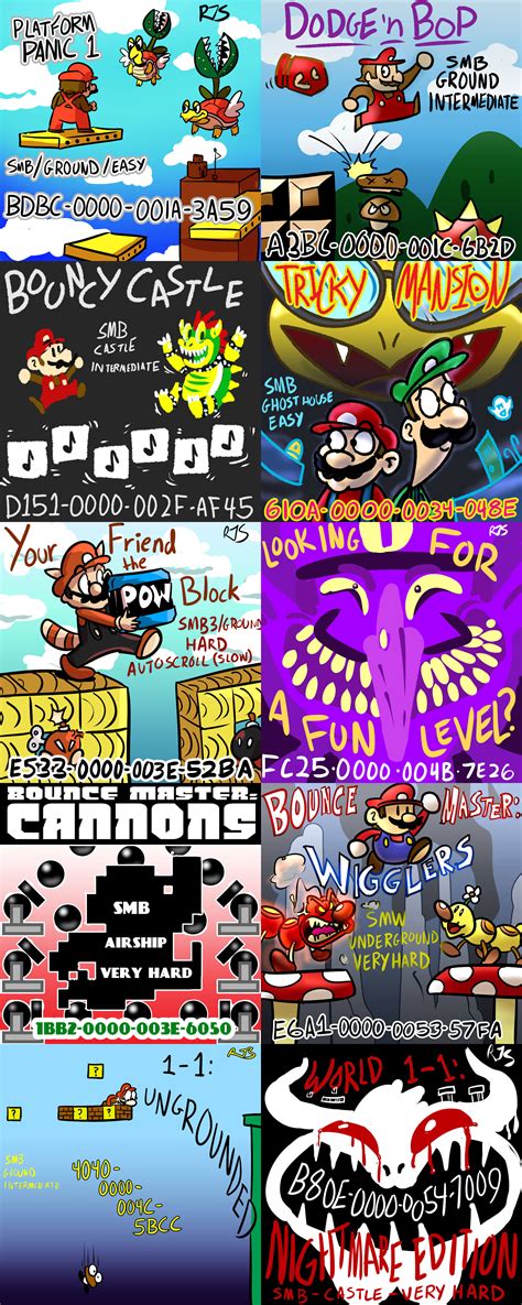 Super Mario Maker levels by ronnieraccoon on Newgrounds