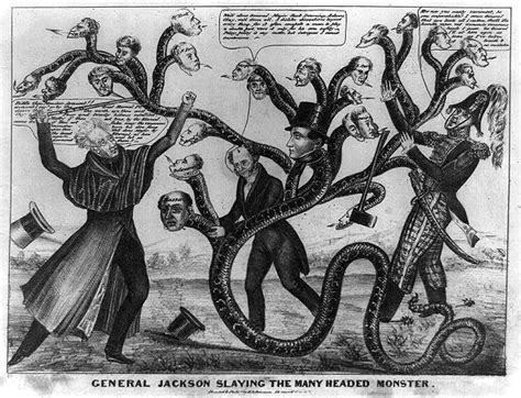 General Jackson slaying the many headed monster | Library of Congress