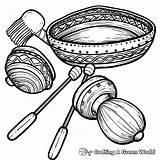 Maracas Coloring Pages  Free & Printable sketch template