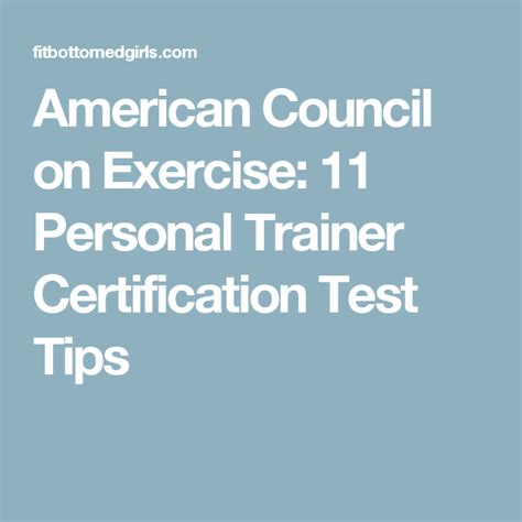 Pin on ace personal training exam PT exam tips