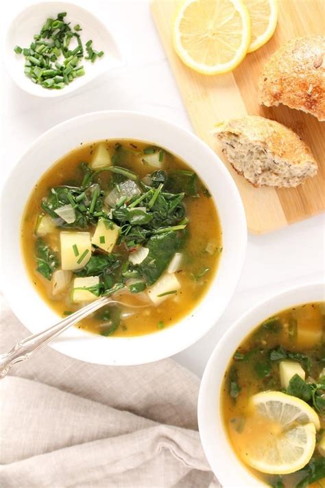 Vegan easy spinach soup with potatoes – Artofit