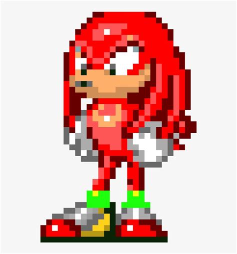 Sonic 3 & Knuckles Knuckles Sprite - Free Transparent PNG Download - PNGkey