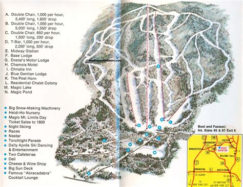 1972-73 Magic Mountain Trail Map - New England Ski Map Database ...