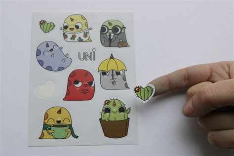 Uni stickers on Behance