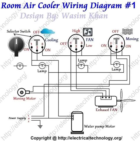 Room Air Cooler Wiring Diagram # 1