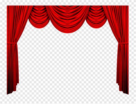 Window treatment Theater drapes and stage curtains, maroon frame ...