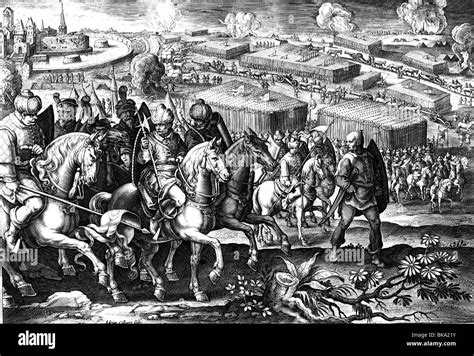 events, Ottoman Wars, Siege of Vienna 1529, retreat of the Ottoman Stock Photo, Royalty Free ...