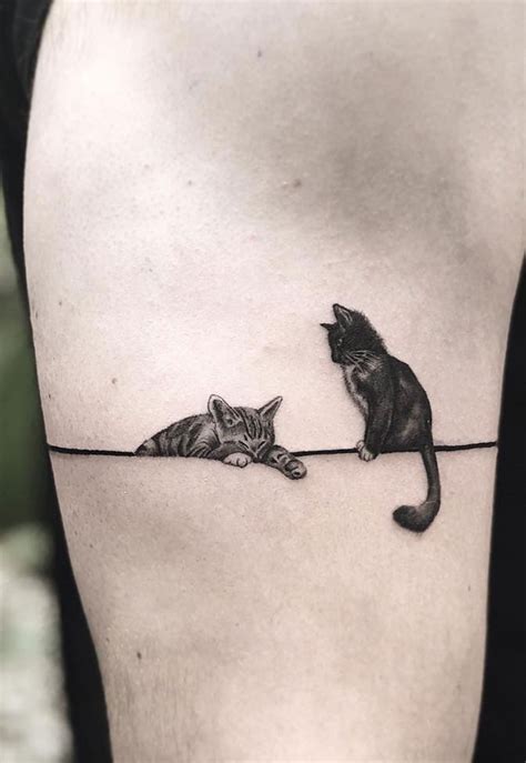 50 Cat tattoos that are actually pretty cool | Cat tattoo small, Small tattoos, Tattoos