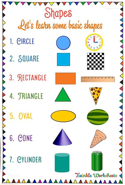 Shape Worksheets For Preschool, Kindergarten Math Worksheets Free, Geometry Worksheets, Shapes ...