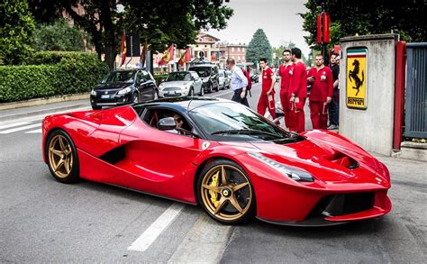 Gold-Wheeled LaFerrari Spotted at the Factory