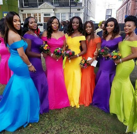 13+ Rainbow Bridesmaid Dresses | [+]ALSTROEMERIA