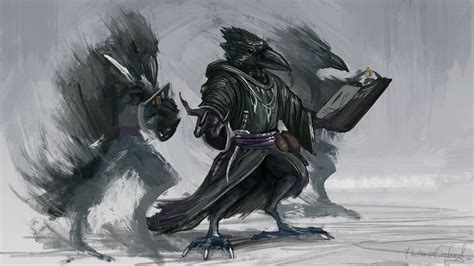 Kenku illusionist (commission) by ThemeFinland on DeviantArt