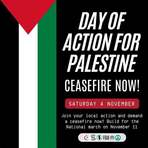 Day of Action for Palestine - Ceasefire NOW! - Palestine Solidarity ...