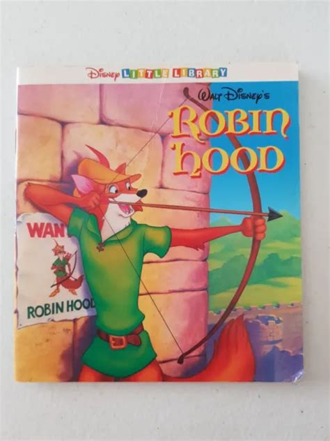 DISNEY LITTLE LIBRARY Book - Walt Disney's Robin Hood 2006 PB Jo-Anne ...