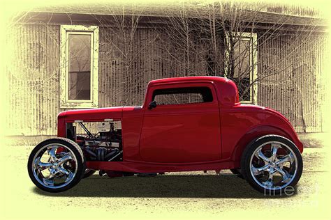 1932 Ford Deuce Coupe Hot Rod Photograph by Nick Gray