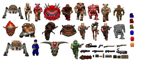 All Classic Doom Mosters by DamianZombie on DeviantArt