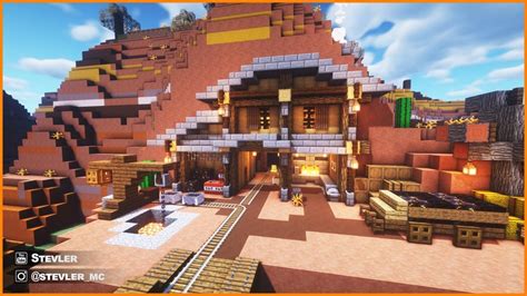 My Mesa House! Do you like this biome? : Minecraft