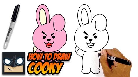 How to Draw BT21 | Cooky | Step-by-Step Tutorial for Beginners - YouTube