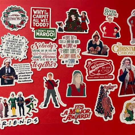 Christmas Movie Stickers - Etsy