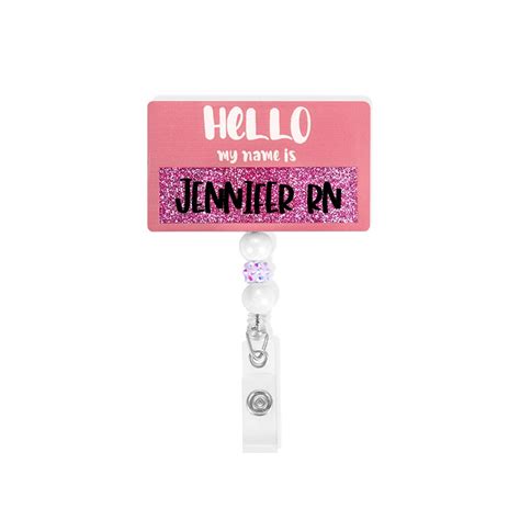 Custom Hello My Name Is Tag Badge