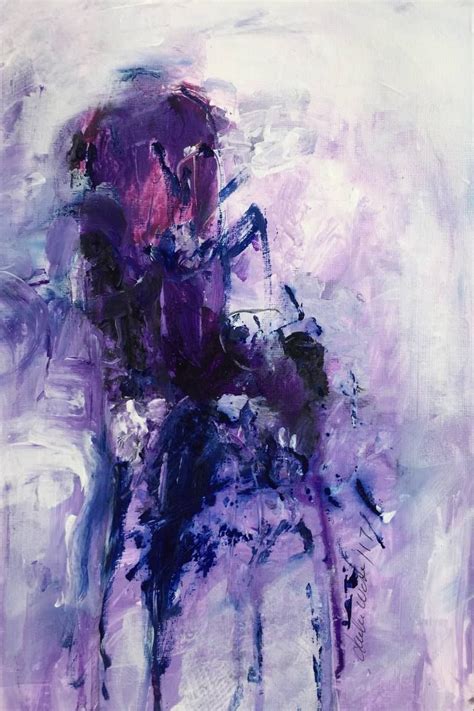 Pin on aesthetic | Purple painting, Purple art abstract, Purple art