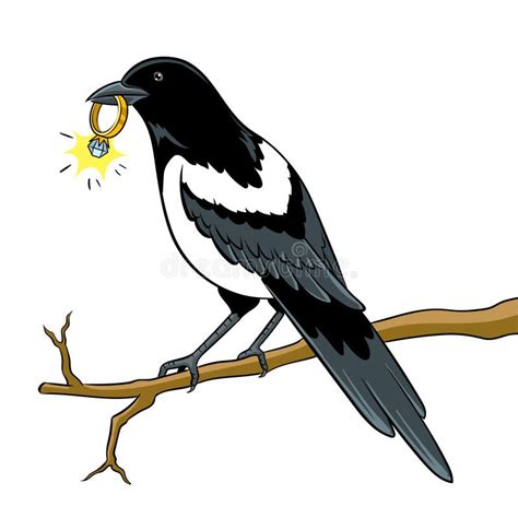 Cartoon Magpie Stock Illustrations – 447 Cartoon Magpie Stock ...