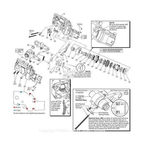 Milwaukee 2472-21XC (Serial E21C) M12 Cable Cutter Parts Parts Diagram ...