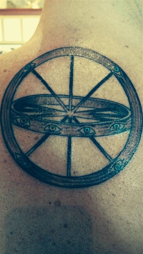 Ezekiel wheel within a wheel tattoo | Ezekiel's wheel, Wheel tattoo ...