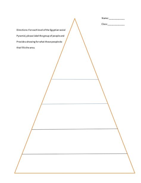 Egyptian pyramid worksheet