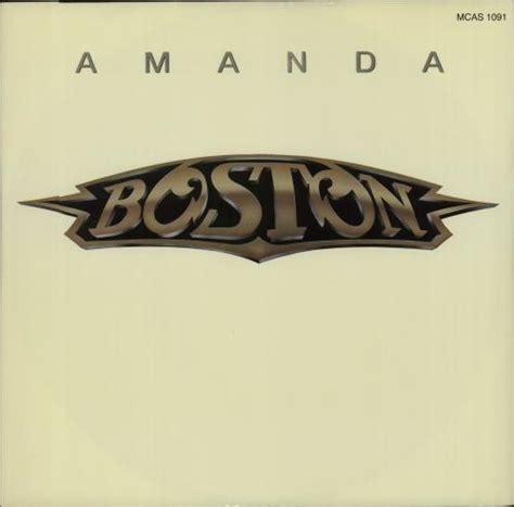 Boston Amanda UK 12" vinyl single (12 inch record / Maxi-single) (662159)