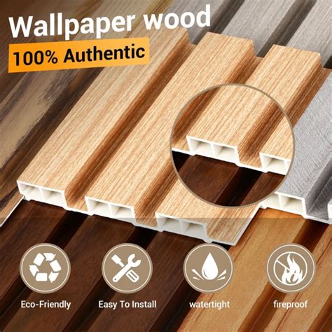 【Spot Flash Sale】Waterproof Wall Grille PVC Panel Board 3D Home Living Room Wall Panel Board ...