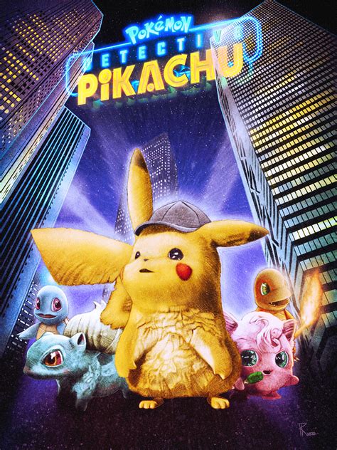 Detective Pikachu Poster on Behance