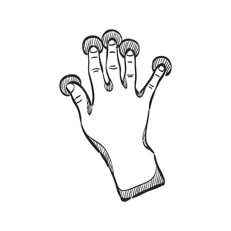 Premium Vector | Hand drawn sketch icon touchpad gesture